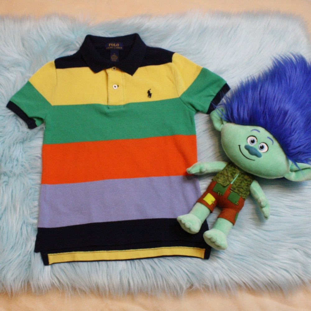 Polo Ralph Lauren Boys Size 6 Striped Polo Shirt